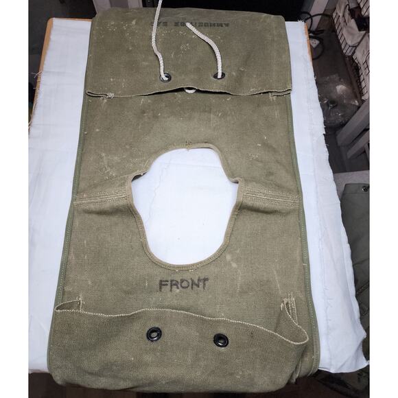 Rare .50 Cal. Canvas Ammo Can Pack. Backpack - Picture 5 of 5